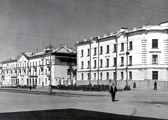 Улица Мира города Нижний Тагил. 1960-е годы. (Коллекция фотодокументов. Оп.1П. Д.1755)