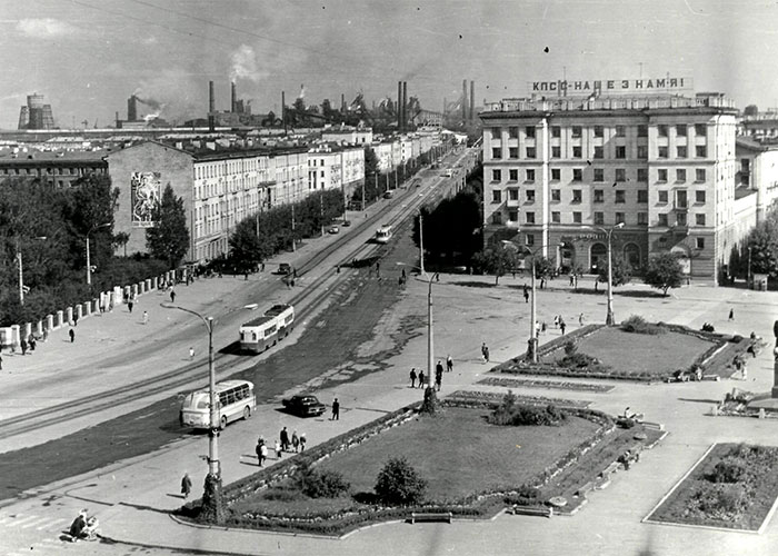 Вид на проспект Ленина в городе Нижний Тагил. 1960-е гг. (Коллекция фотодокументов. Оп.1П.Д.1429)