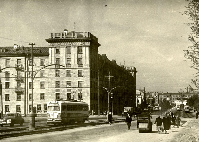 Вид улицы Ленина в 60-е годы. (НТГИА. Коллекция фотодокументов. Оп.1.ФА. Д.36.Л.27.Ф.1749)