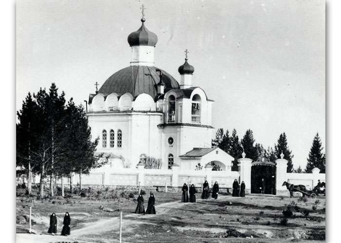 Скорбященский женский монастырь. Копия со снимка 1889 года. Автор. С.А. Александров. (НТГИА. Ф.557.Оп.2.Д.3.Л.50)