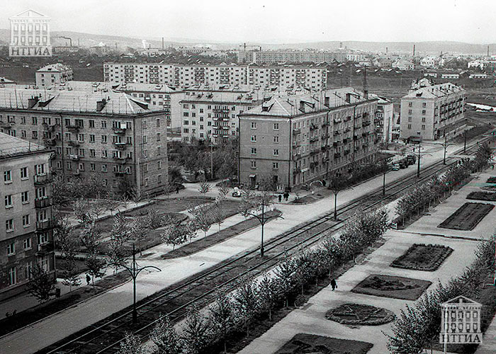 Вид ул.Победы. 1967 г. (НТГИА. Коллекция фотодокументов.Оп.1Н1.Д.2413)