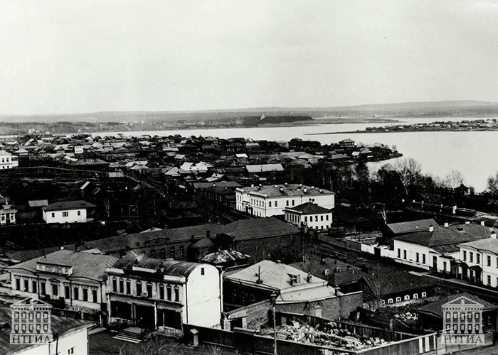 Вид города Нижний Тагил. 1900-е годы. (НТГИА. Коллекция фотодокументов.Оп.1П.Д.1661)