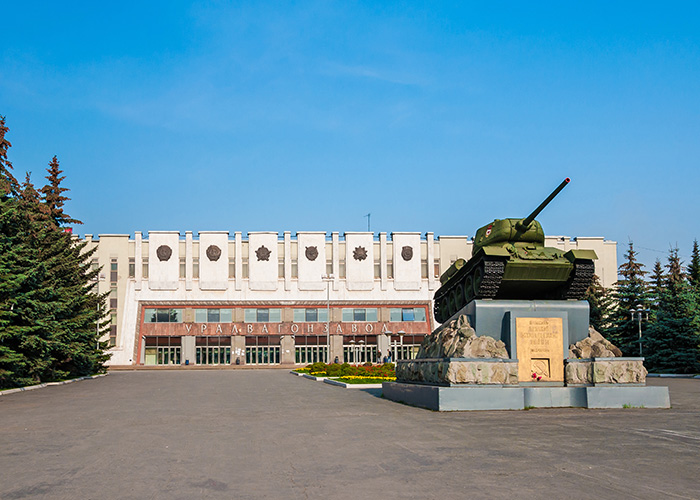 Главная проходная Уралвагонзавода. 2019 год. Фото А.В. Моленковой